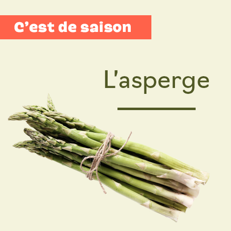 C'est de saison : l'asperge 